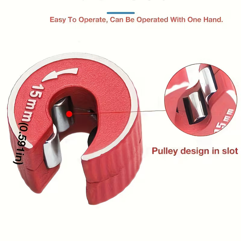 Three Size-15Mm/22Mm/28Mm Self-Locking Round Pipe Cutter